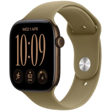 260911180022509559.jpg. Apple Watch Series 12 GPS 42mm Dark Bronze Aluminium Case with Olive Sport