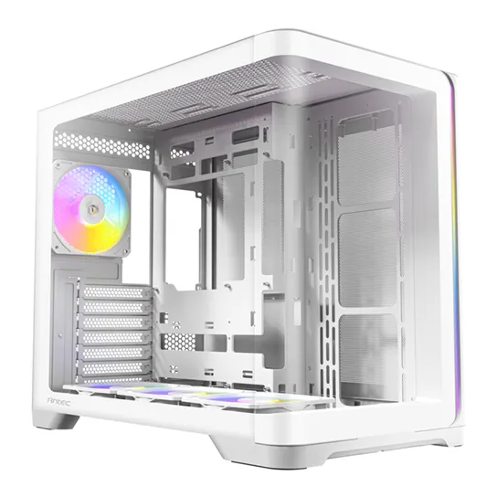 Antec C5 CURVED ARGB ATX | Micro-ATX | ITX ARGB Dual Chamber Mid-Tower Gaming Chassis - White 1 C5_CURVED_W_Antec_C5_CURVED_ARGB_ATX_Micro-ATX_ITX. Antec C5 CURVED ARGB ATX | Micro-ATX | ITX ARGB Dual Chamber Mid-Tower Gaming Chassis - White